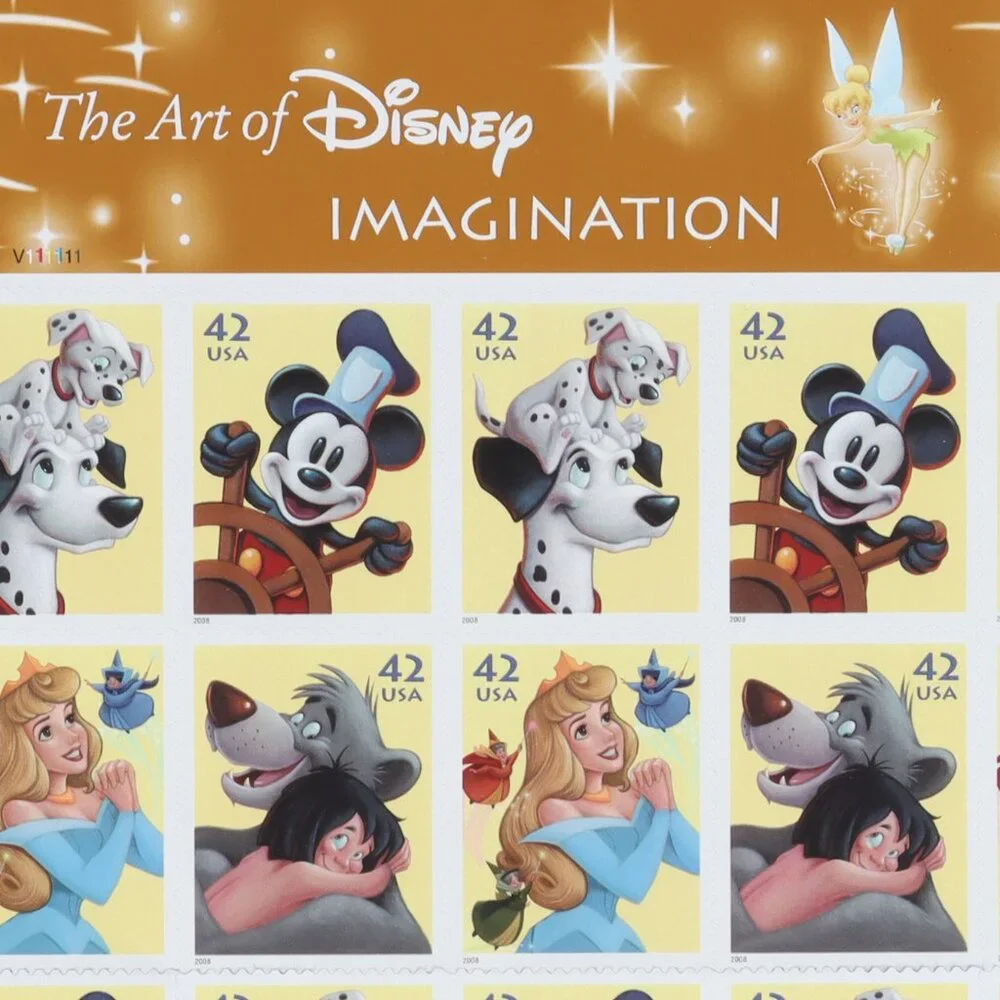 Disney Stamp Bundle NEW! Set of Two - The Art of Friendship and Imagination